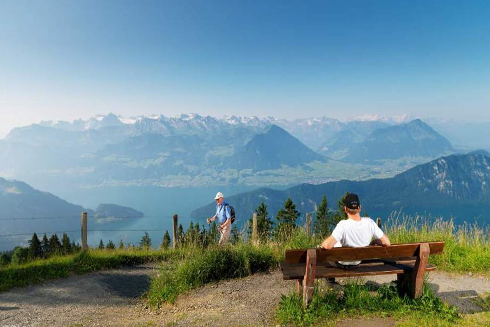 Mt. Rigi Day Tour with Cable Car, Cogwheel Train and Boat Cruise - Enjoy a scenic Mt. Rigi day tour from Zurich with cable car, cogwheel train, and Lake Lucerne boat cruise. Discover Lucerne Old Town, stunning Alpine views, and top Swiss attractions on this unforgettable full‑day trip. Mt. Rigi Day Tour with Cable Car, Cogwheel Train and Boat Cruise - Image 3 of 5