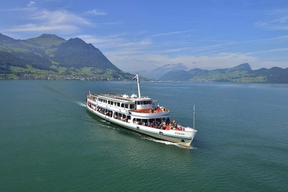 Mt. Rigi Day Tour with Cable Car, Cogwheel Train and Boat Cruise - Enjoy a scenic Mt. Rigi day tour from Zurich with cable car, cogwheel train, and Lake Lucerne boat cruise. Discover Lucerne Old Town, stunning Alpine views, and top Swiss attractions on this unforgettable full‑day trip. Mt. Rigi Day Tour with Cable Car, Cogwheel Train and Boat Cruise - Image 5 of 5