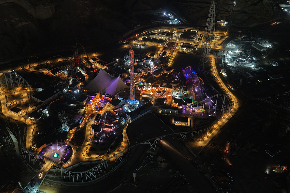 Six Flags Qiddiya City Ticket - Book Six Flags Qiddiya City tickets for a full day of thrills, rides, and entertainment. Choose weekday or weekend passes, with optional meal packages for a complete theme park experience. Six Flags Qiddiya City Ticket - Image 1 of 5