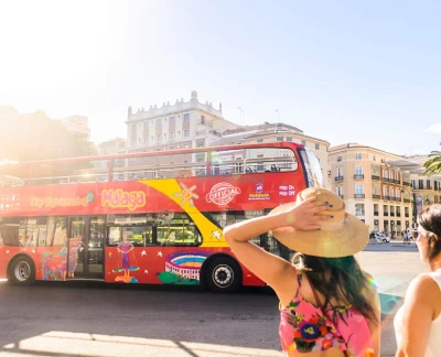City Sightseeing Malaga Hop-on Hop-off Bus Tour - Explore top attractions with the Málaga 24-hour hop-on hop-off bus tour. Enjoy flexible travel, panoramic city views, and multilingual audio commentary across 14 key stops. City Sightseeing Malaga Hop-on Hop-off Bus Tour - Image 2 of 5