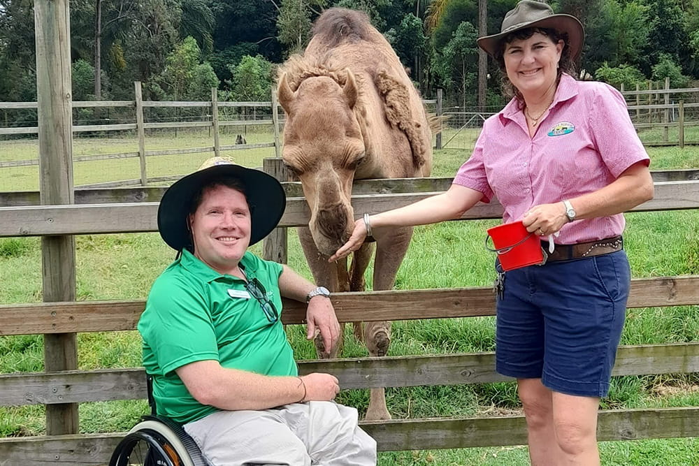 Animal Farm Experience in Brisbane - Enjoy a fun-filled day at White Ridge Farm with friendly animal encounters, tractor rides, mini golf, playgrounds, and family-friendly outdoor activities for all ages. Animal Farm Experience in Brisbane - Image 3 of 5
