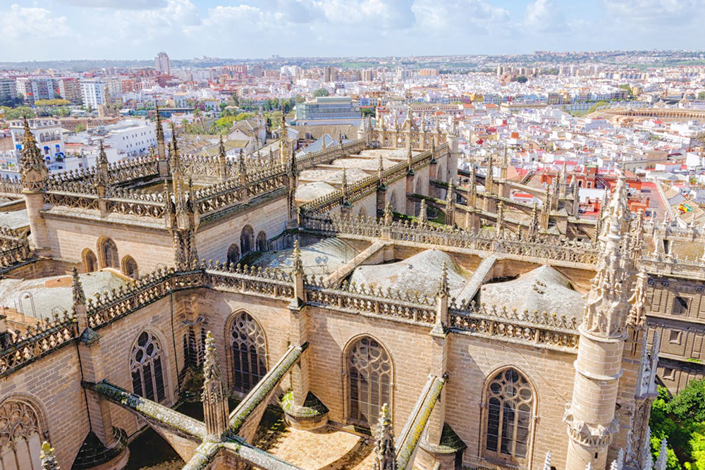 Seville Cathedral & La Giralda - Skip the lines and explore Seville Cathedral, climb the Giralda Tower for stunning views, and visit the beautiful Church of El Salvador with flexible access. Seville Cathedral & La Giralda - Image 2 of 5