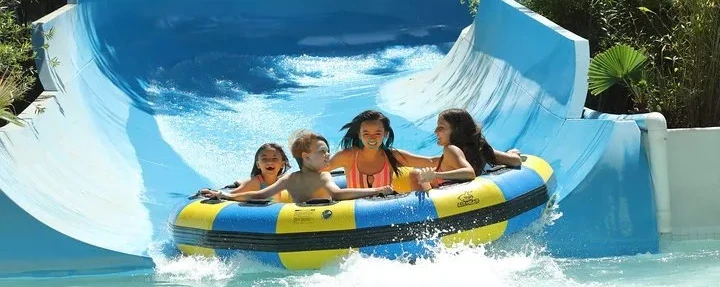 Hurricane Harbor Los Angeles Tickets - Book Hurricane Harbor Los Angeles Tickets with JTR Holidays. Enjoy thrilling water slides, wave pools, lazy rivers, family attractions, and exciting aquatic adventures at one of Southern California's top seasonal water parks. Hurricane Harbor Los Angeles Tickets - Image 3 of 5