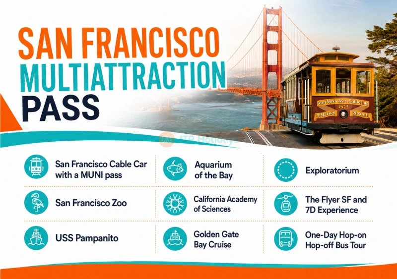 San Francisco Multiattraction Explorer Pass