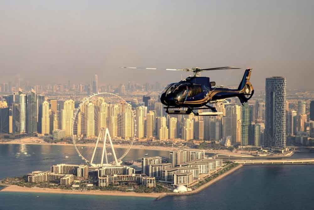 Helicopter Ride Dubai – The Palm Tour - Helicopter Ride Over Dubai