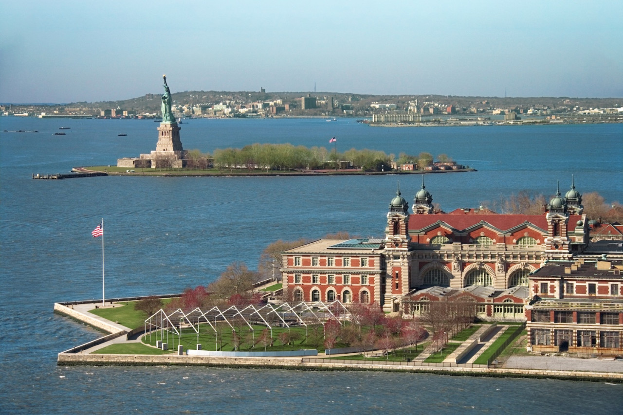Statue of Liberty Ferry & Ellis Island Ticket - Book a Statue of Liberty & Ellis Island ticket with round-trip ferry access. Explore both islands, two museums and New York Harbor with audio tours included. Statue of Liberty Ferry & Ellis Island Ticket - Image 3 of 5