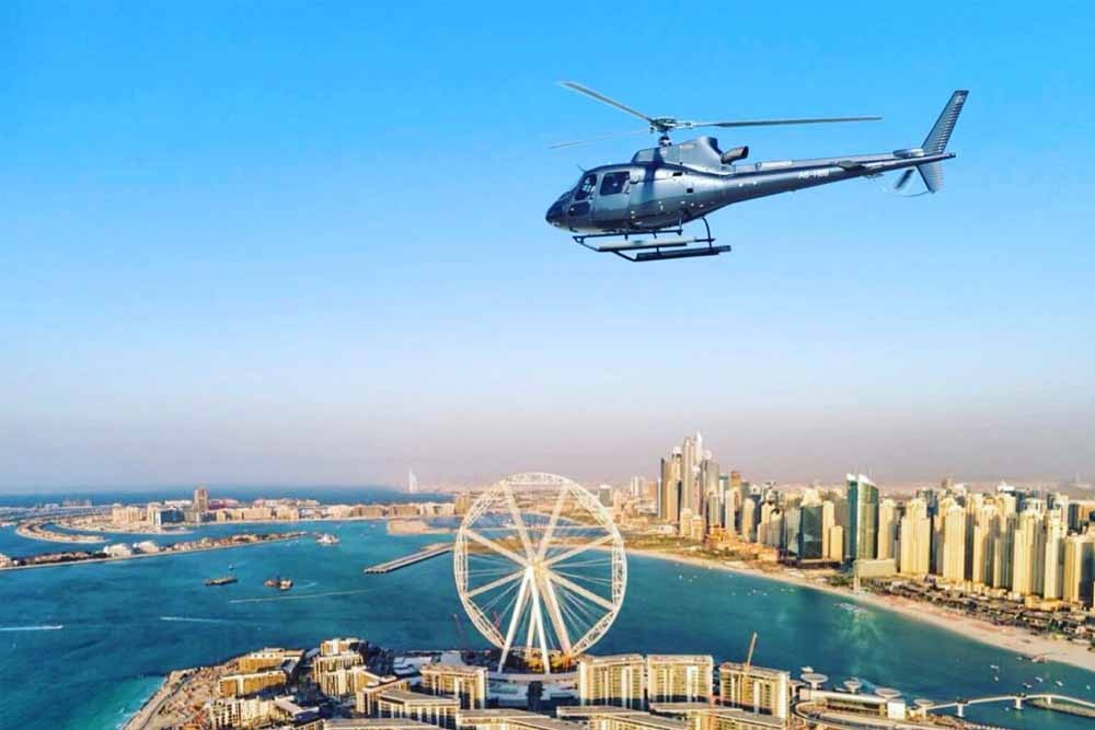 Private Helicopter Tour Dubai - Exclusive Heli Dubai - JTR Holidays
