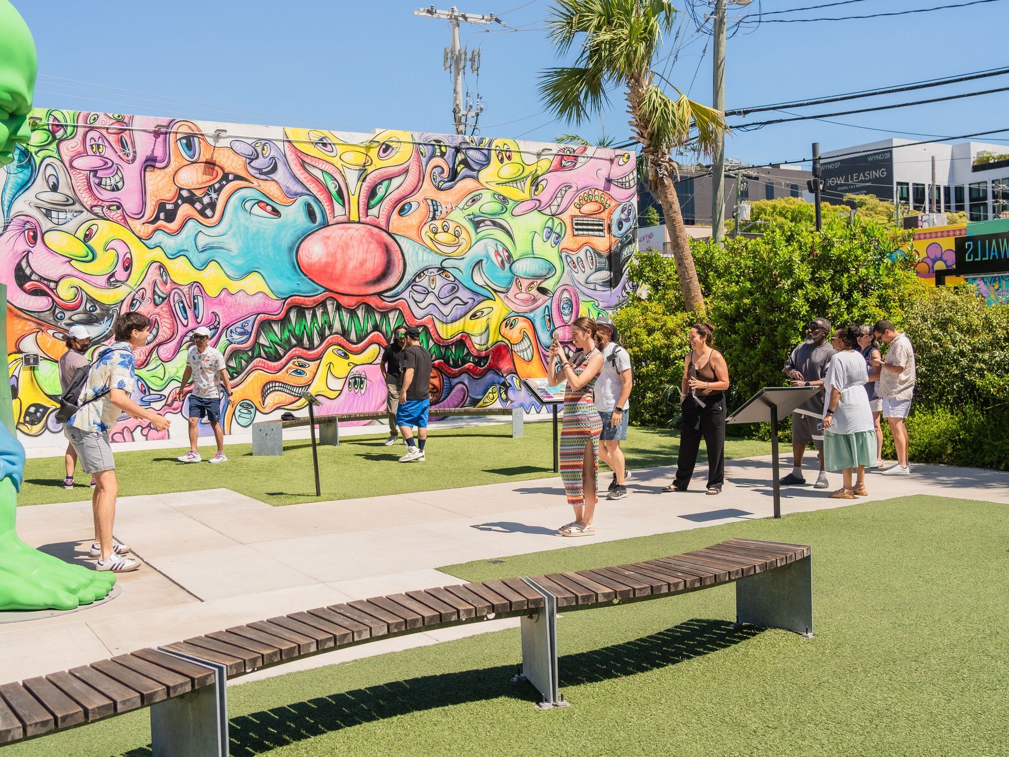 Wynwood Walls Miami - Discover colorful murals and sculptures at Wynwood Walls, Miami’s outdoor museum of street art and urban culture in the Wynwood district. Wynwood Walls Miami - Image 1 of 5