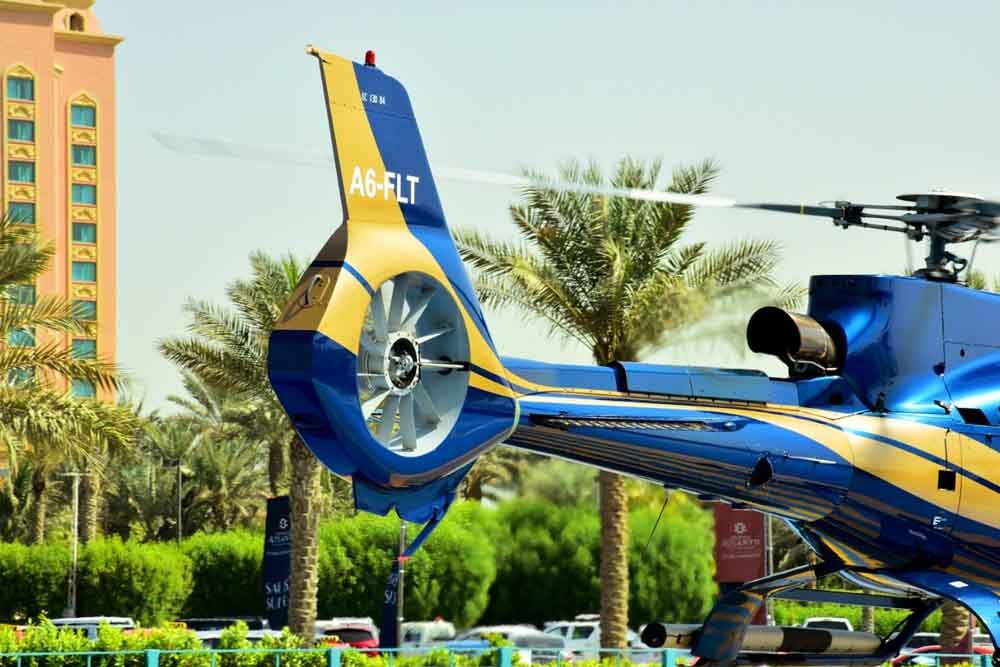Private Helicopter Ride Dubai - The Palm - Book the most popular Helicopter Tours in Dubai. passenger helicopter and soar above the Palm Jumeirah, Burj Al-Arab and other top sights... Private Helicopter Ride Dubai - The Palm - Image 5 of 5