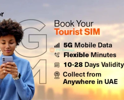 Tourist SIM - UAE 5G/4G SIM Card (Airport Pickup) - "Explore the UAE without missing a beat. Get a tourist SIM card with 2GB, 4GB, or 8GB data plans, available for pickup at Dubai Airport. Stay connected throughout your journey." Tourist SIM - UAE 5G/4G SIM Card (Airport Pickup) - Image 2 of 5