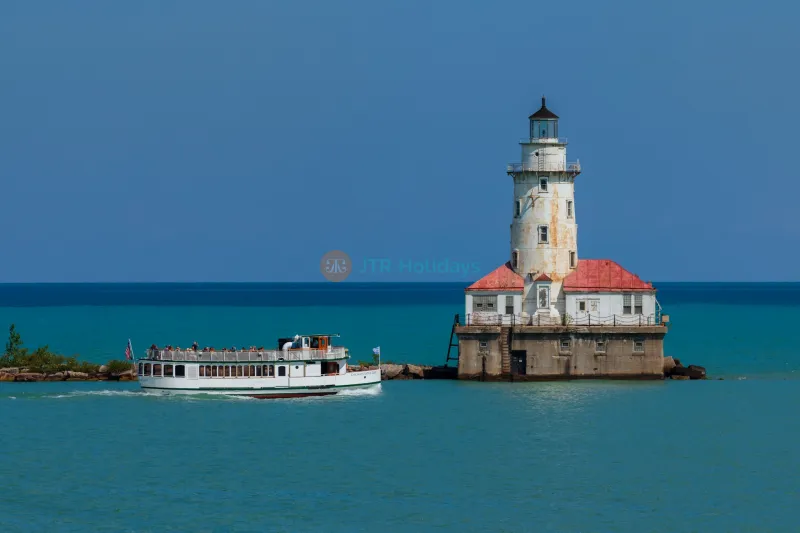 Rondvaart op Lake Michigan en de Chicago River