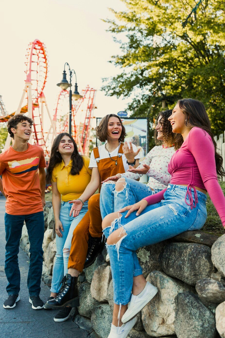 Six Flags New England - Bezoek Six Flags New England voor attracties zoals SUPERMAN™ The Ride en Wicked Cyclone plus gezinsgebieden en seizoensgebonden evenementen zoals Fright Fest en Oktoberfest. Six Flags New England - Afbeelding 2 van 5