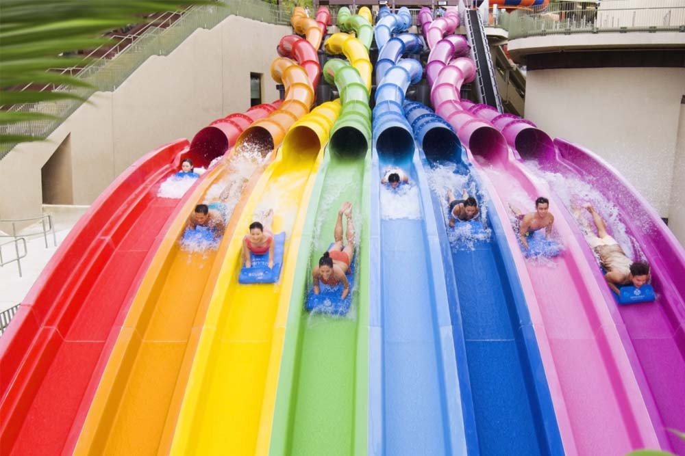 Water World At Ocean Park Hong Kong - Dive into a world of aquatic adventure and fun at Water World, the ultimate water-themed attraction at Ocean Park Hong Kong. Get ready to make a splash and create unforgettable memories in this exciting oasis of water slides, wave pools, and thrilling water-based attractions. Water World At Ocean Park Hong Kong - Image 2 of 5