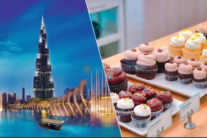 Burj Khalifa With Cafe Treat