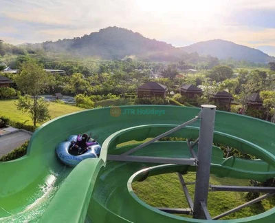 Ramayana Water Park - Ramayana Water Park is the biggest water park in Thailand covering an impressive area of 184,000 square meters. Since its opening on 5th May 2016, it has gained immense popularity with both locals and tourists. Ramayana Water Park - Image 2 of 5
