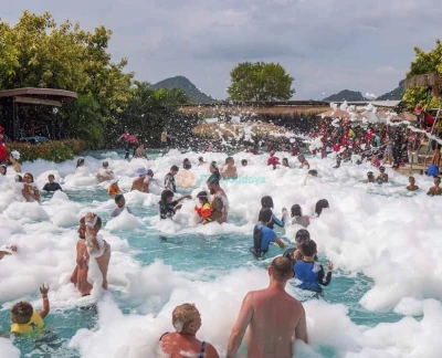 Ramayana Water Park - Ramayana Water Park is the biggest water park in Thailand covering an impressive area of 184,000 square meters. Since its opening on 5th May 2016, it has gained immense popularity with both locals and tourists. Ramayana Water Park - Image 5 of 5