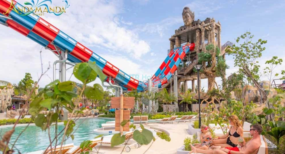 Andamanda Phuket Water Park Ticket - Thailand - Andamanda is the largest leisure and entertainment destination in Phuket. Andamanda celebrates the natural treasures of Thailand and the inspired tales of adventure from the Andaman Coastline. The Thai design is reflected in all areas, including the retail area, restaurants, cafes and event spaces. Andamanda is an impressive destination offering the senses and spirit an unforgettable experience of joy and relaxation, to visitors of all ages. Andamanda Phuket Water Park Ticket - Thailand - Image 1 of 5