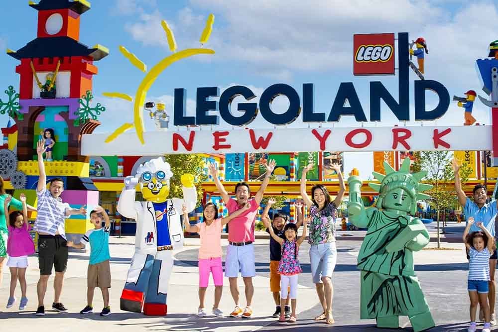 LEGOLAND New York Ticket - LEGOLAND New York Resort is more than an amusement park. With seven themed lands set across 150 acres, it's like stepping into another world. The park is home to many rides, shows and attractions. There are thrilling, kid-friendly roller coasters as well as a host of LEGO workshops, a 4D cinema, and much more! Block out the day, and get lost in New York's enormously vibrant world of LEGO. LEGOLAND New York Ticket - Image 2 of 5