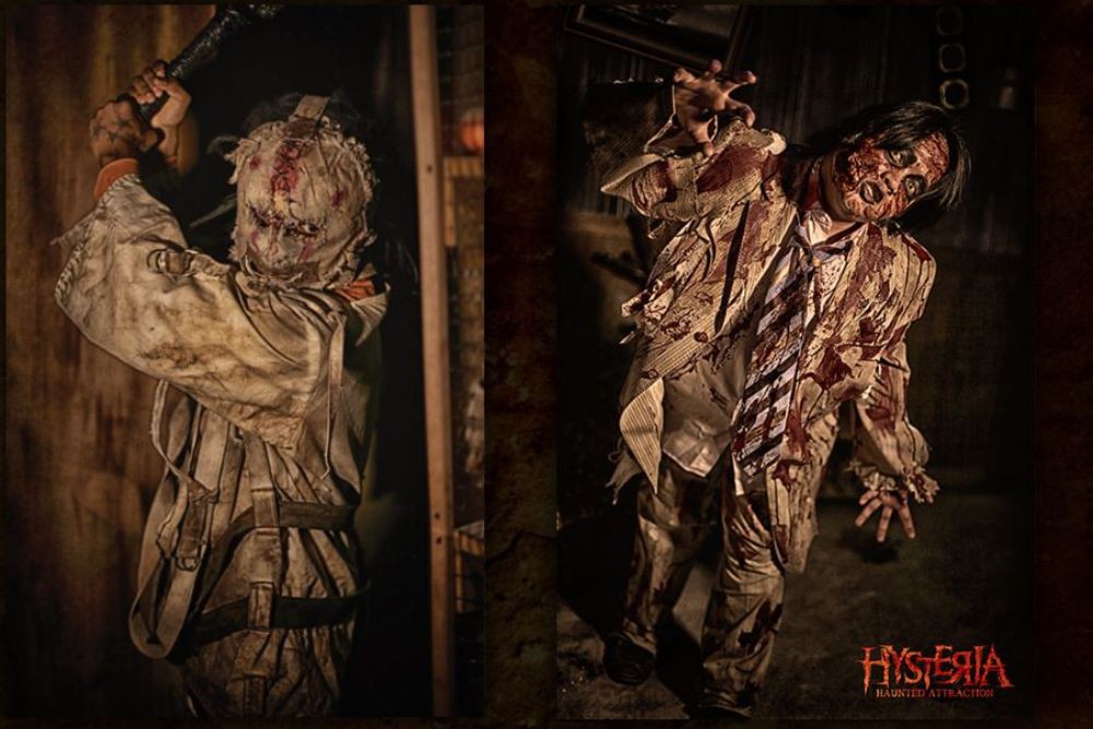 Hysteria Haunted Attraction Dubai - The first haunted attraction of its kind in the region, Hysteria is an extreme fear experience. It takes guests on a journey through their darkest nightmares and deepest fears. Please beware that this is not for the faint-hearted. The haunted house Dubai Mall operating on an everyday basis. Hysteria Haunted Attraction Dubai - Image 2 of 5