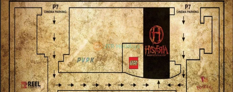 Hysteria Haunted Attraction Dubai - The first haunted attraction of its kind in the region, Hysteria is an extreme fear experience. It takes guests on a journey through their darkest nightmares and deepest fears. Please beware that this is not for the faint-hearted. The haunted house Dubai Mall operating on an everyday basis. Hysteria Haunted Attraction Dubai - Image 4 of 5