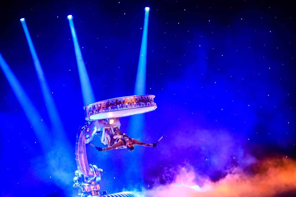 La Perle Ultimate Staycation Package - Enjoy a blissful escape for two at V Hotel with La Perle's ultimate staycation package at V Hotel. La Perle is a one-of-a-kind aqua show in the region that combines world-class talent with one of the most technologically-advanced theatre productions in the world. La Perle Ultimate Staycation Package - Image 1 of 5
