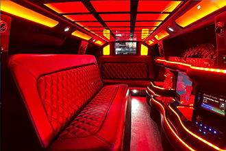 Limo Ride Dubai - Chrysler 300 ( 10 Pax) - Make your trip memorable with a luxury limousine ride to explore Dubai. There are many ways to explore Dubai. But nothing is better than a lavish ride to explore the world's most famous city. Choose from a number of luxury limousines and take a sightseeing ride in the city of gold. Limo Ride Dubai - Chrysler 300 ( 10 Pax) - Image 4 of 5