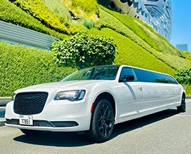 Limo Ride Dubai - Chrysler 300 ( 10 Pax) - Make your trip memorable with a luxury limousine ride to explore Dubai. There are many ways to explore Dubai. But nothing is better than a lavish ride to explore the world's most famous city. Choose from a number of luxury limousines and take a sightseeing ride in the city of gold. Limo Ride Dubai - Chrysler 300 ( 10 Pax) - Image 5 of 5