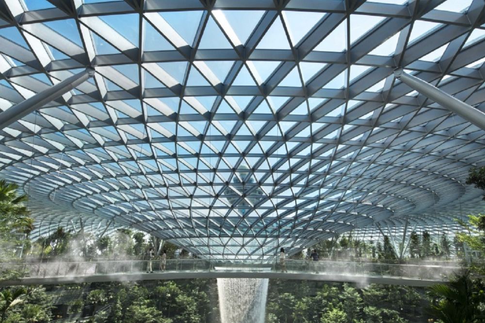 Jewel Changi Airport Attractions - Explore the stunning attractions of Jewel Changi Airport with JTR Holidays. Enjoy tailor-made tours featuring the HSBC Rain Vortex, Canopy Park, and more. Book your unforgettable experience today Jewel Changi Airport Attractions - Image 4 of 5