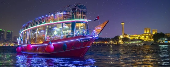 Dhow Cruise Dubai Creek - Dhow Cruise Deira - 4 Star Dubai Creek Cruise - JTR Holidays