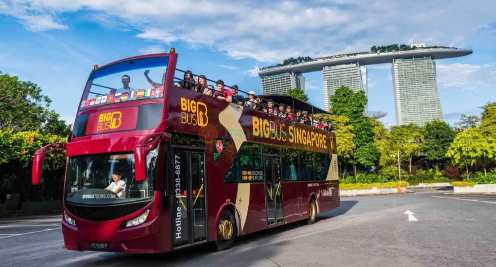 Big Bus Singapore Hop-on Hop-off Bus Tour - Explore Singapore’s top attractions with Big Bus Tours! Enjoy hop-on, hop-off tours of iconic landmarks like Marina Bay Sands, Gardens by the Bay, and more. Discover the city at your own pace with flexible tickets and live commentary. Book your Big Bus Singapore tickets now with JTR Holidays for the best rates! Big Bus Singapore Hop-on Hop-off Bus Tour - Image 1 of 5