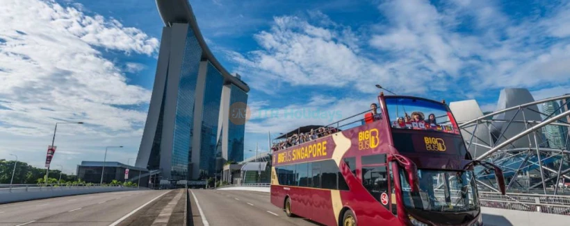 Big Bus Singapore Hop-on Hop-off Bus Tour - Explore Singapore’s top attractions with Big Bus Tours! Enjoy hop-on, hop-off tours of iconic landmarks like Marina Bay Sands, Gardens by the Bay, and more. Discover the city at your own pace with flexible tickets and live commentary. Book your Big Bus Singapore tickets now with JTR Holidays for the best rates! Big Bus Singapore Hop-on Hop-off Bus Tour - Image 4 of 5