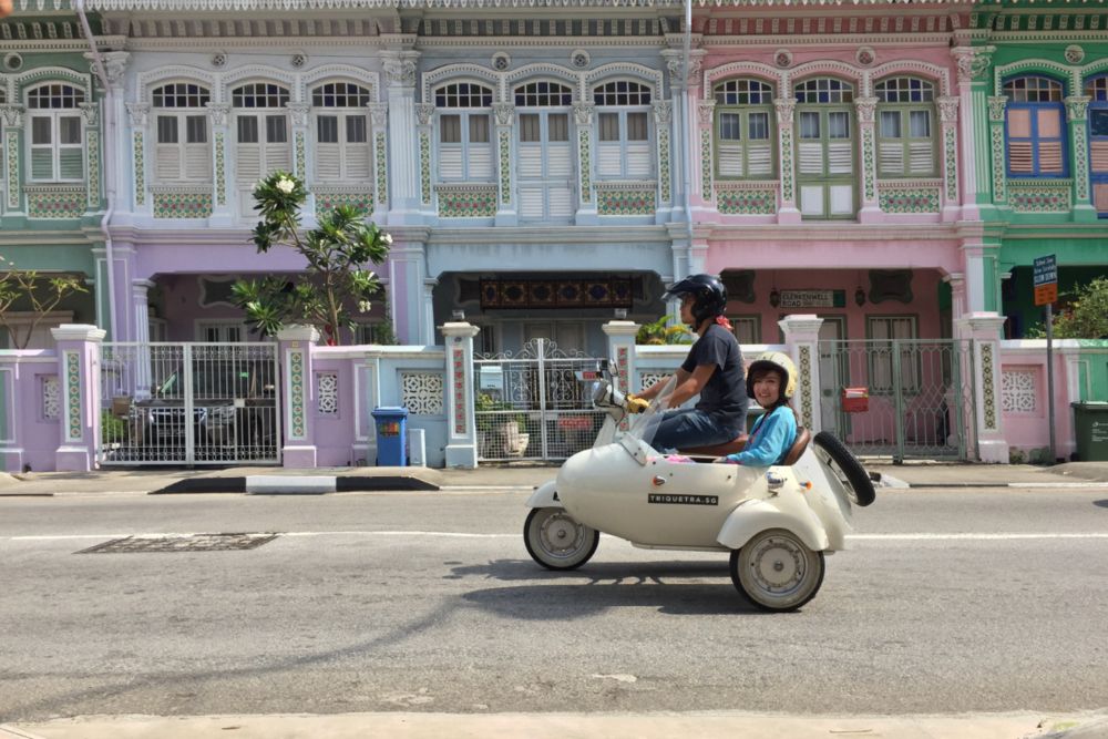 Tour Patrimonial en SideCar Vespa de Singapur - Imagen 2 de 5
