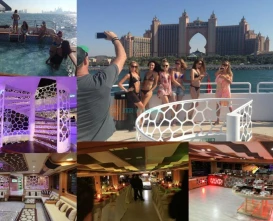 Mega Yacht Sunset Brunch Cruise - Best Brunch Cruise in Dubai - JTR Holidays