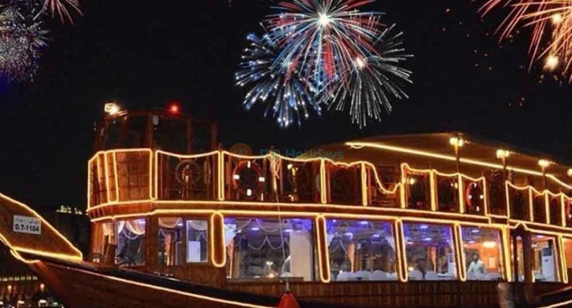 Dhow cruise new years eve Dubai | New Year Party Dubai 2022 - JTR Holidays