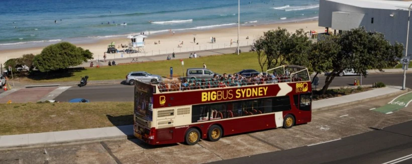 Big Bus Sydney Hop-on Hop-off Bus Tour - Discover Sydney's iconic landmarks with the Big Bus Hop-On, Hop-Off Tour. Explore at your own pace with stops at the Opera House, Bondi Beach, and more. Enjoy panoramic views and audio guides while traveling through the city’s best sights. Big Bus Sydney Hop-on Hop-off Bus Tour - Image 3 of 5