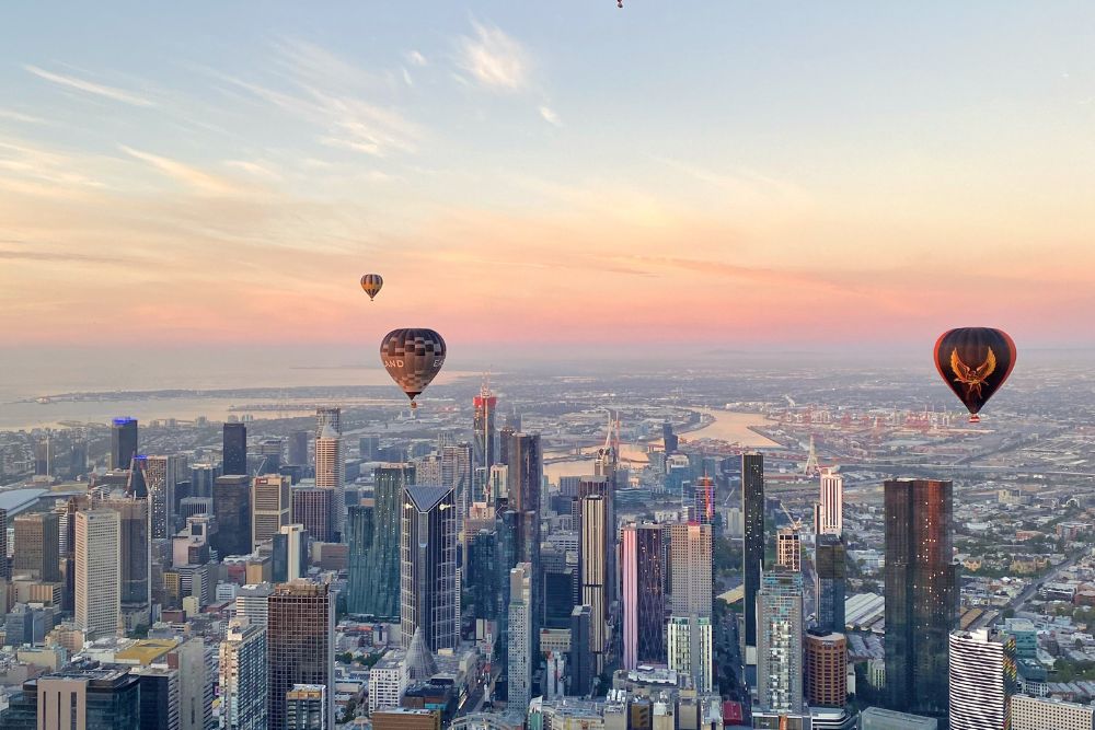 墨尔本热气球之旅 - 图片 2 的 5