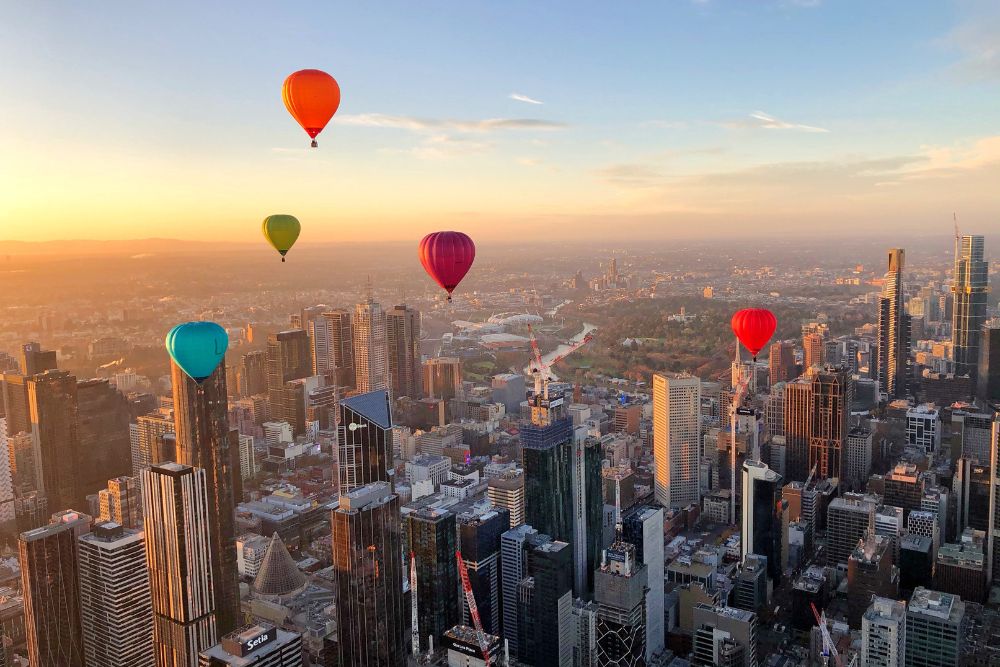 墨尔本热气球之旅 - 图片 4 的 5