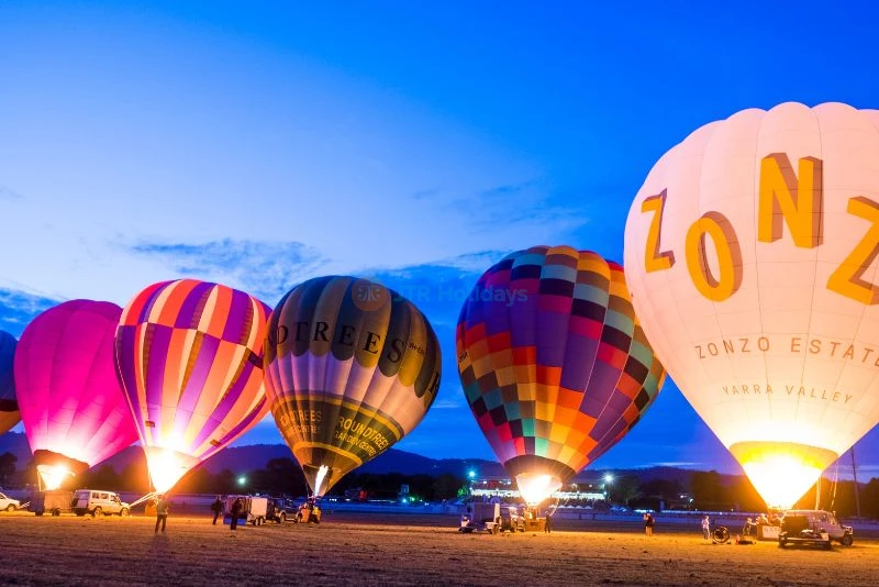 Hot Air Balloon Ride Over Melbourne Ticket | Sunrise City Views & Adventure - JTR Holidays