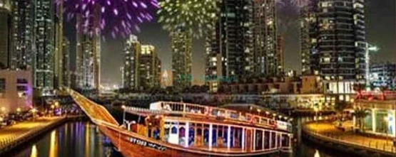 Dhow cruise new years eve Dubai | New Year Party Dubai 2022 - JTR Holidays