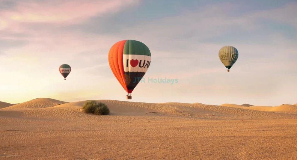 Dubai Hot Air Balloon Signature Experience Tickets and Offer | Sunrise Desert Adventure - JTR Holidays - Image 1 of 5