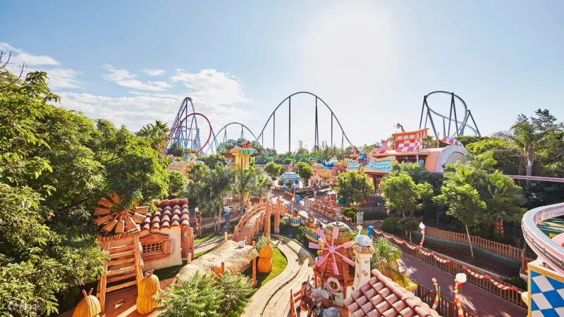 PortAventura World Amusement Park in Salou, Spain