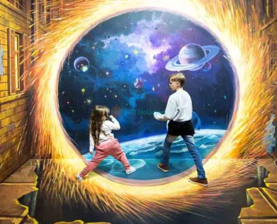 Musée d'art 3D ArtVo Illusions - Gold Coast - Découvrez ArtVo Illusions, le premier musée d'art 3D immersif de la Gold Coast ! Avec plus de 80 œuvres captivantes et 9 zones thématiques, cette galerie interactive vous invite à pénétrer dans des illusions d'optique époustouflantes. Parfait pour tous les âges, capturez des photos incroyables en devenant vous-même partie de l'œuvre. Visitez ArtVo pour une expérience amusante et inoubliable. Musée d'art 3D ArtVo Illusions - Gold Coast - Image 2 sur 5