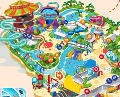 Pororo Aqua Park Bangkok - Dive into fun at Pororo Aqua Park Bangkok, the world's first Pororo-themed rooftop water park! Enjoy over 10,000 square meters of thrilling slides, wave pools, and interactive play areas designed for kids of all ages. Located atop Central Plaza Bangna, this family-friendly destination promises a day of excitement and laughter. Relax in resort-style lounges while enjoying delicious food and drinks. Join Pororo the Penguin and his friends for an unforgettable aquatic adventure in the heart of Bangkok! Pororo Aqua Park Bangkok - Image 2 of 5