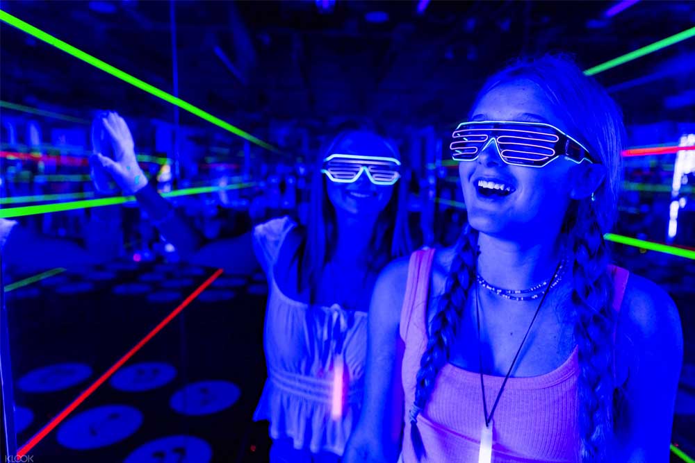 Infinity Attraction Gold Coast - Experience a mind-bending adventure at Infinity Attraction on the Gold Coast! Step into maze-like worlds filled with spectacular illusions, neon lights, and immersive environments. Perfect for friends and family, this unforgettable journey will spark your imagination and senses in every room. Infinity Attraction Gold Coast - Image 1 of 5