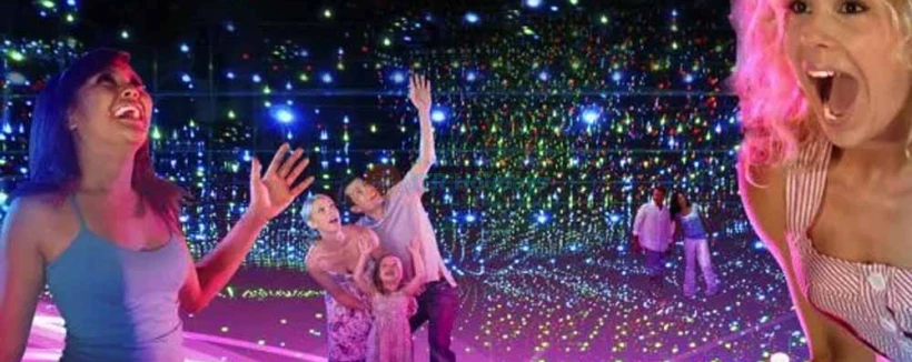 Infinity Attraction Gold Coast - Experience a mind-bending adventure at Infinity Attraction on the Gold Coast! Step into maze-like worlds filled with spectacular illusions, neon lights, and immersive environments. Perfect for friends and family, this unforgettable journey will spark your imagination and senses in every room. Infinity Attraction Gold Coast - Image 3 of 5