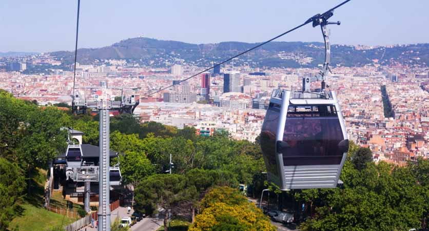Montjuic Cable Car - Barcelona Cable Car - Best Panoramic Views of ...
