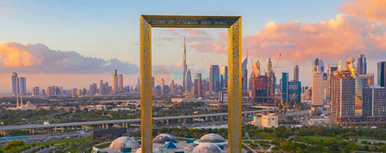 Dubai Frame - Dubai Frame is one of the latest additions to the tourist attractions. Dubai frame online ticket price booking. You can visit Dubai Frame Via Road to the northwest, while Sheikh Zayed Road crosses from the south. Zabeel Park can be reached using the Dubai Metro via Al Jafiliya Station. Dubai Frame - Image 4 of 5