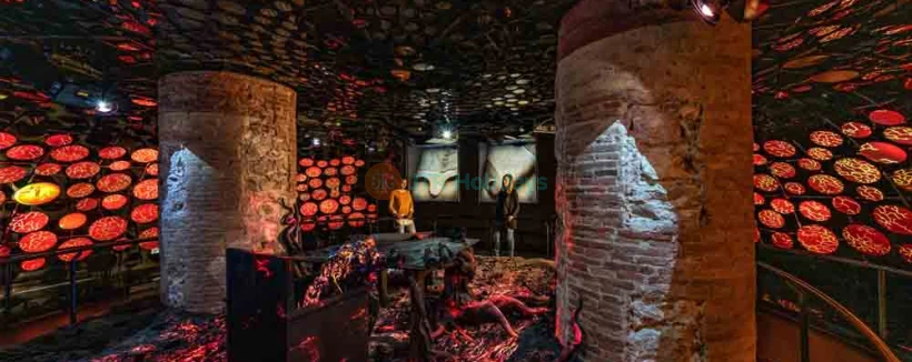 Casa Batlló - Barcelona - Treten Sie ein in die Welt von Antoni Gaudí im Casa Batlló, einem der atemberaubendsten architektonischen Juwelen Barcelonas. Casa Batlló zeigt Gaudís Kreativität mit lebendigen Farben, fließenden Linien und einem bezaubernden Dach. Entdecken Sie die faszinierenden Räume und die filigranen Details, die Casa Batlló zu einem Muss für Architektur-Liebhaber und Reisende machen. Casa Batlló - Barcelona - Bild 3 von 5