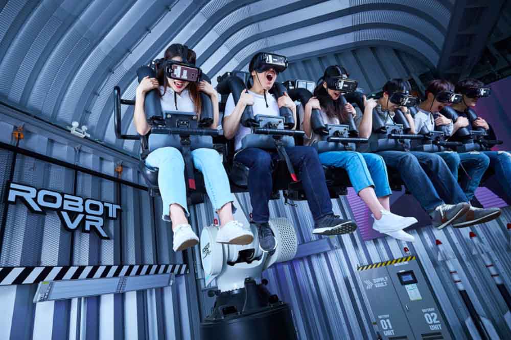 Legend Heroes Park - Macau - Experience the excitement at Legend Heroes Park in Studio City, Macau. This tech-based indoor theme park offers virtual and augmented reality, hologram displays, a 4D theatre, and motion tracking attractions. With arcade games and immersive experiences, Legend Heroes Park is the perfect place for family fun and adventure. Visit today for an unforgettable journey in Macau! Legend Heroes Park - Macau - Image 4 of 5