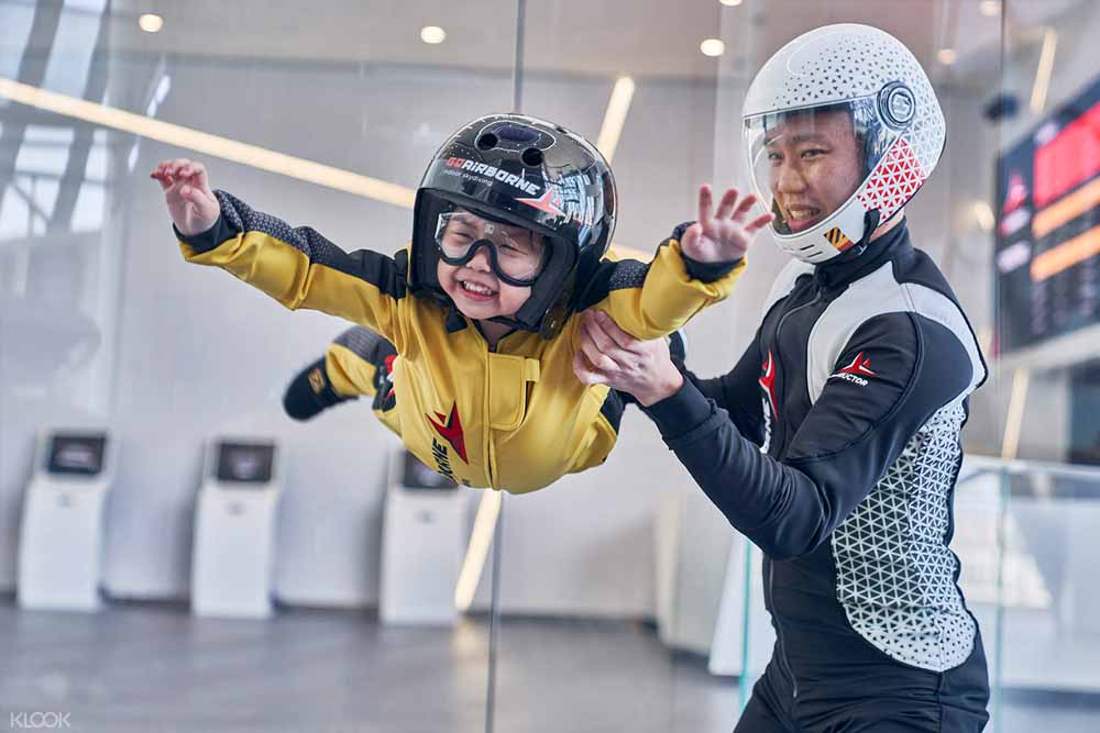 GoAirborne Indoor Skydiving Macau - Experience the thrill of flying at GoAirborne Macau, the first-ever indoor skydiving center in Macau. Perfect for all ages, Indoor Skydiving Macau features a world-class wind tunnel and a safe, all-weather environment. Fly like never before with guidance from internationally certified instructors. Enjoy the excitement of Indoor Skydiving Macau today. GoAirborne Indoor Skydiving Macau - Image 3 of 5